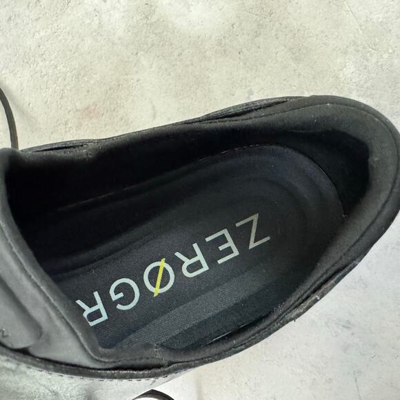 Cole Haan 2.ZeroGrand Mens Sz 12 Wide Oxford Black Leather Laser Wingtip C23832 - Picture 9 of 10